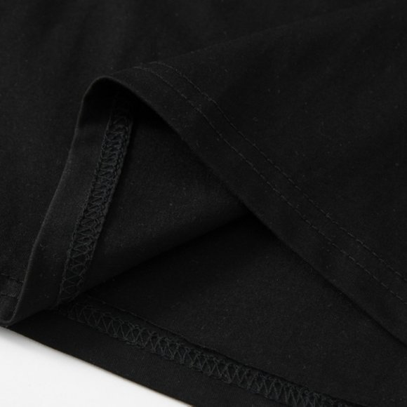 Black half-sleeve with loose cotton T-shirt inside - Picture 5 of 5